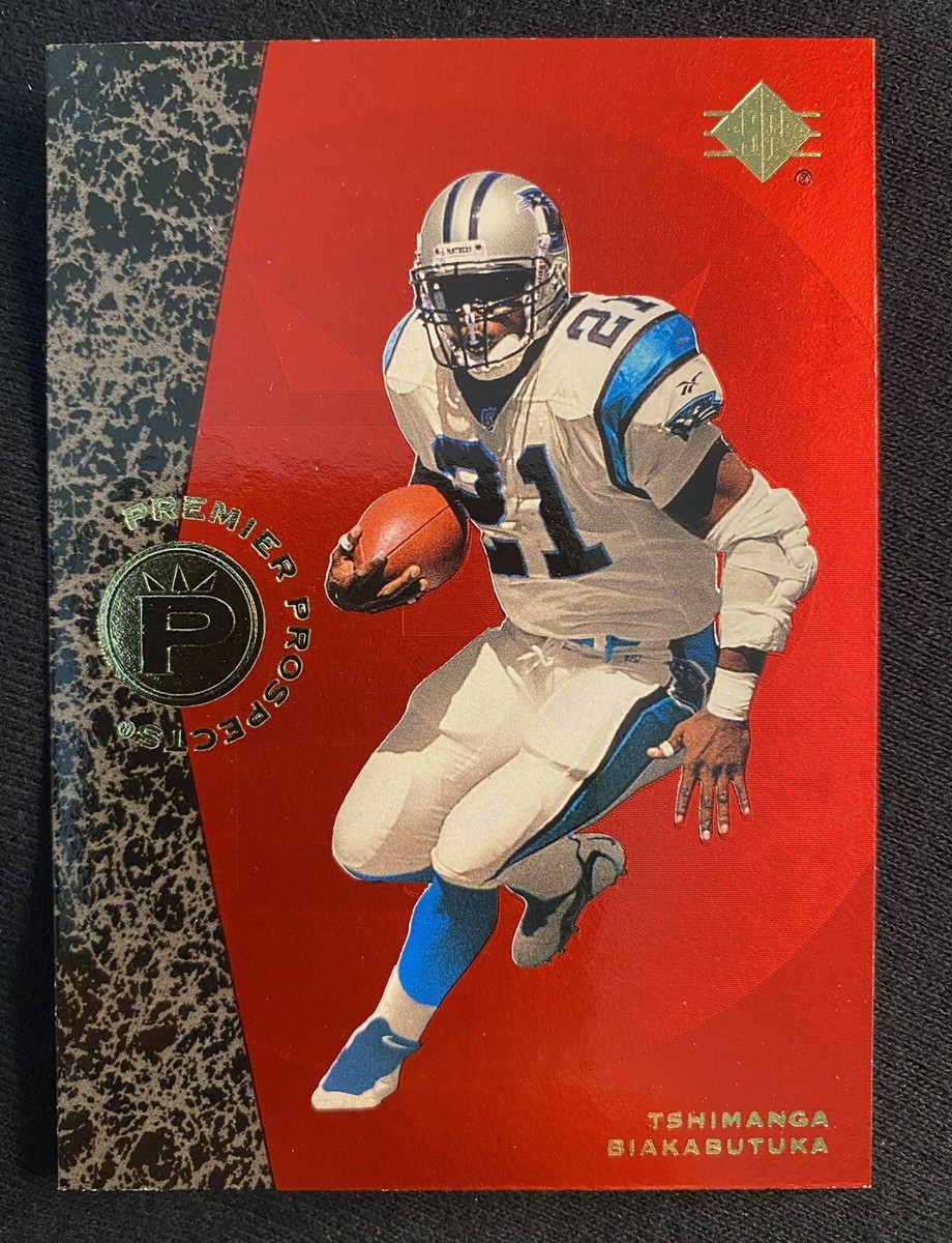 1996 SP Premier Prospect Tshimanga Biakabutuka #8 (RC)/ Carolina