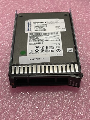00AJ405	LENOVO 480GB 6G 2.5INCH MLC SATA SSD