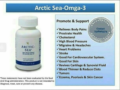FOREVER ARCTIC SEA 1500 MG SOFT GEL WITH FISH AND OLIVE OIL FOR OPTIMAL HEALTH - Picture 4 of 6