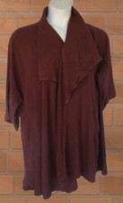 Tienda Ho Rachida Maroon Sweater Jacket Pockets Tassel Back One Size NWT 175