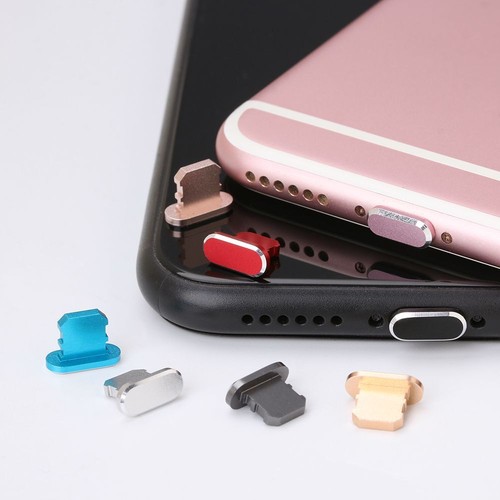 Cap Anti Dust Metal Plug Micro/Type C/iP For iP 13 Pro Max Samsung Galaxy S22 - Photo 5 sur 36