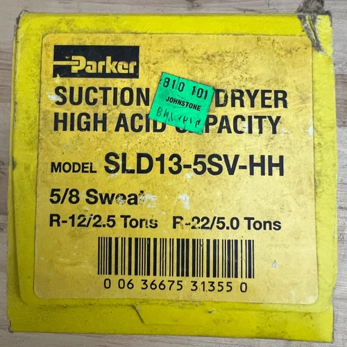 Parker Suction Line Dryer High Acid Capacity SLD13-5SV-HH