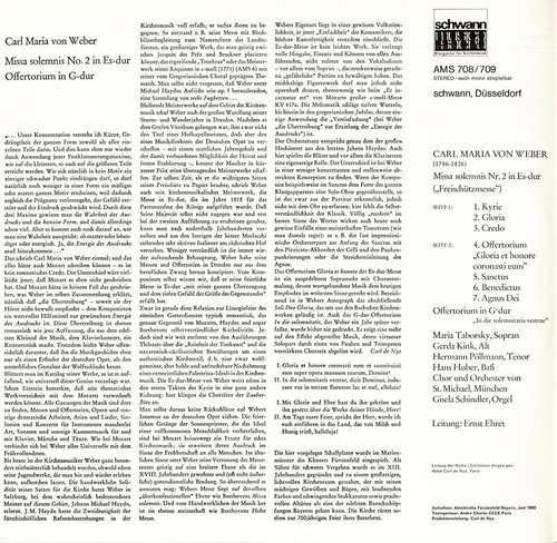 2LP WEBER Missa Solemnis 2 Jubelmesse HAYDN Tenebrae TABORSKY KINK EHRET BADER - Picture 2 of 3