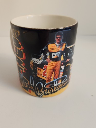 Nascar Ward Burton Coffee Mug Cup, CAT Racing #22, Caterpillar Inc - Picture 3 of 8
