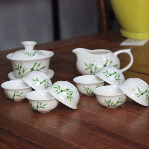 Drinkware Chinese Kung Fu Tea Set Purple Clay Ceramic Binglie Tea Pot & Tea Cup - Picture 9 of 11