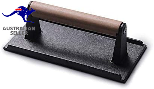 Bacon Press - Heavy - Duty Cast Iron Grill Press Meat Press Steak Grill Weight B - Picture 4 of 12