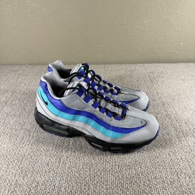 Nike Air Max 95 OG Wolf Grey Hyper Jade Indigo Burst AT2865-001 Mens Size 8.5