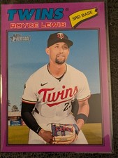 2026 Topps Heritage Baseball Royce Lewis Pink Border #85