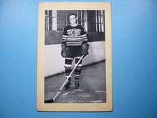 1934/43 BEEHIVE CORN SYRUP GROUP 1 NHL HOCKEY PHOTO EARL SEIBERT HAWKS BEE HIVE