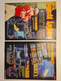​Rare Shinobi Legions Sega Saturn Strategy Guide & Promo Ad Vintage Magazine Lot