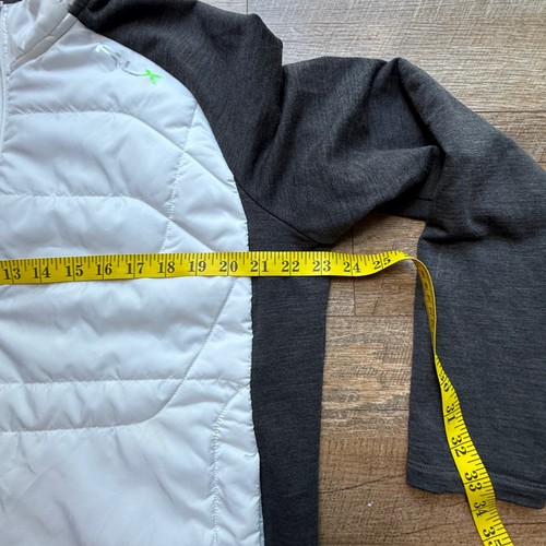 RLX RALPH LAUREN Jacket Wool Blend Quilted Hybrid Full Zip Men's Large Elgin CC - Picture 9 of 11
