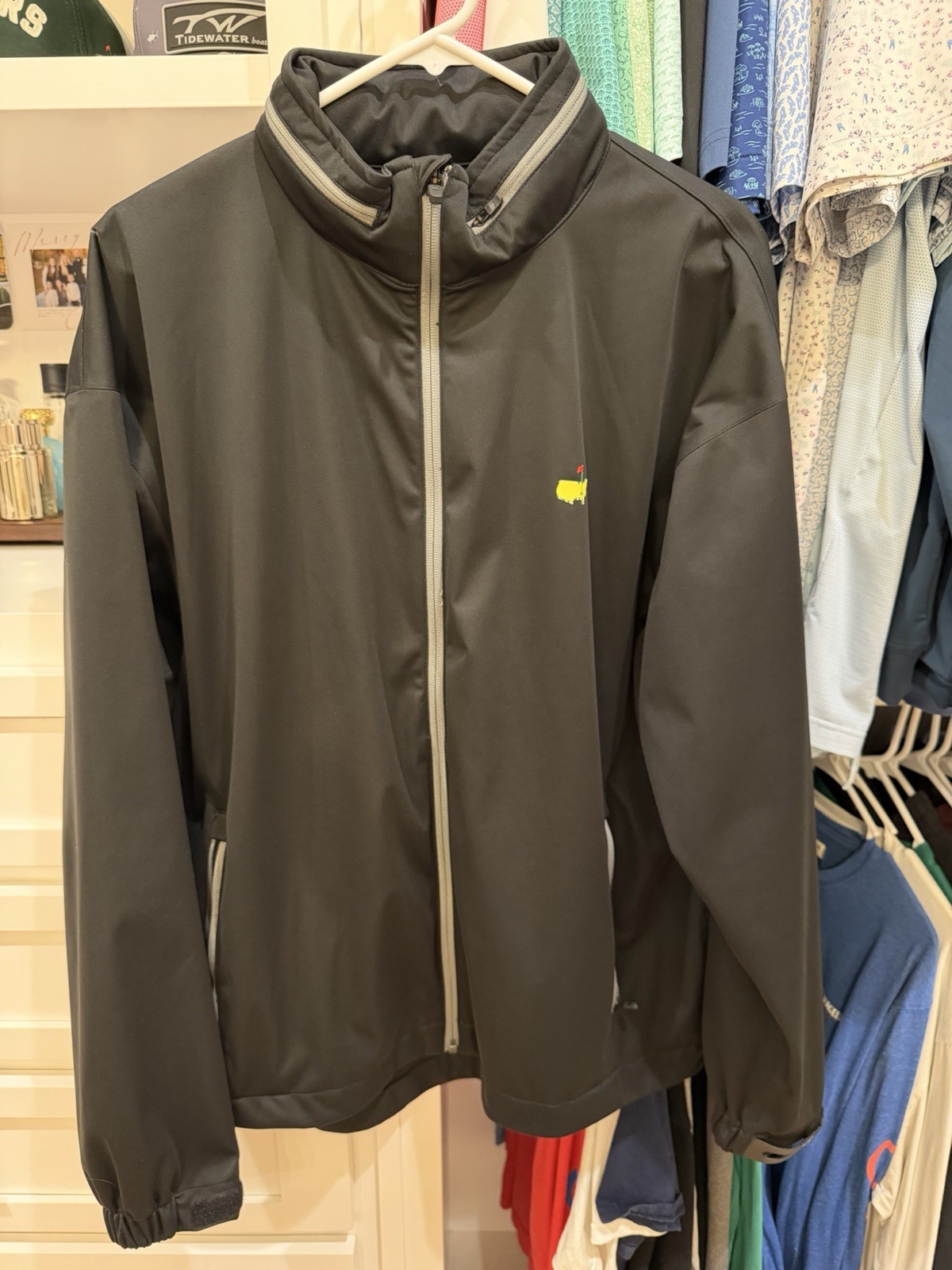 Jacket With Hoodie Augusta National Black Nwot Size Large