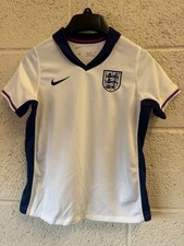 Image of Nike England Home 2024 Top UK XL Kids Ref CB155+