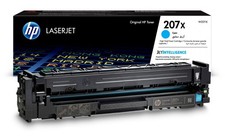CARTUCCIA TONER ORIGINALE HP 207X CIANO - W2211X - LASERJET PRO M255 MFP M282 - NUOVA