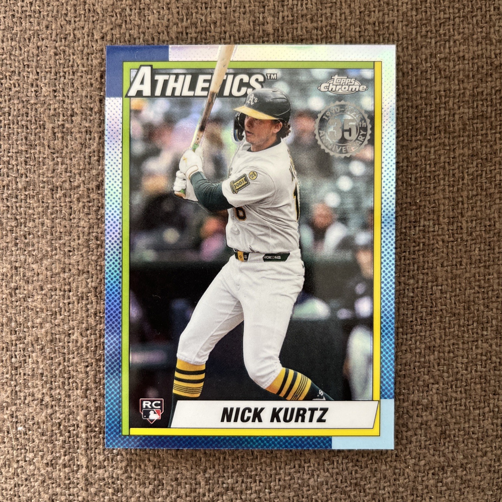 2025 Topps Chrome Update Nick Kurtz 1990 Rookie #90CU-21 Athletics RC