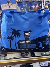 1st Trader Joe's Store Insulated Cooler Tote Bag Blue Zip Grocery Pasadena Large