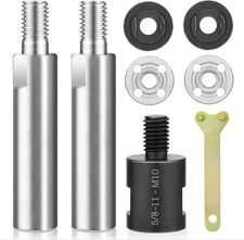 Extension Rod 3/8" M10 Thread Shaft Connecting Kit 8PCS for 100 Type Angle Gr