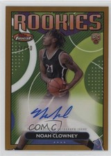 2023-24 Topps Finest Rookie Gold Refractor 27/50 Noah Clowney #RFA-NC Auto 0m89