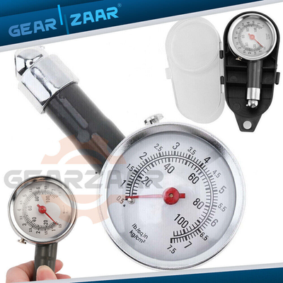 #ad Professional Car Tire Tyre Pressure Gauge Air Measurement Psi Bar Metal* $9.49