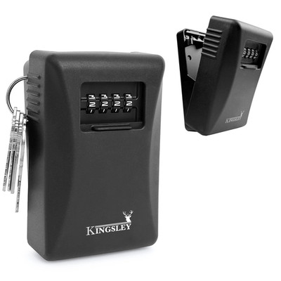 Key Lock Box - Guard-A-Key, Secure Weatherproof Key Box Wall Mount for Indoors a