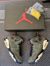 Nike Air Jordan 6 Travis Scott Retro Olive CN1084-200 Size 8.5 Men’s