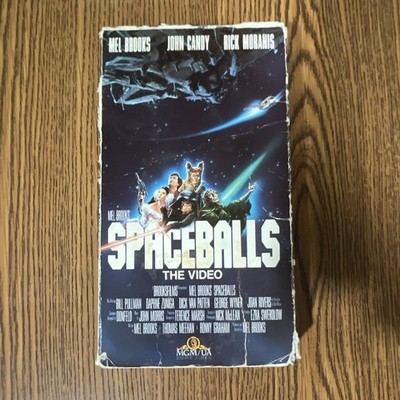 TESTED MGM/UA Spaceballs VHS NTSC Full Screen PG 1987 Mel Brooks w/ Slipcover