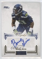 2012 Panini Playbook Rookie Signatures Gold 17/49 Bruce Irvin #88 Auto 0m0