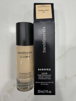 bareMinerals BarePro Women's Liquid Foundation - 1 fl oz - Warm Light 07