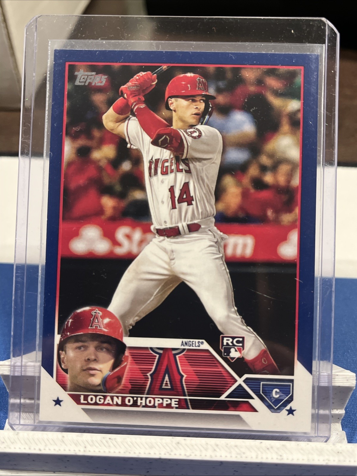 2023 Topps Series 2 - Logan O'Hoppe #363 Royal Blue (RC)