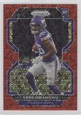 2021 Panini Prizm Rookie No Huddle Red Prizm 28/50 Kene Nwangwu #364 6k2