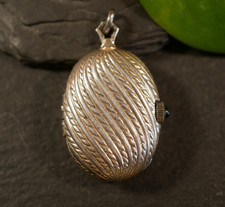 Hübsche Uhr Taschenuhr Modeschmuck Versilbert Royal Swiss Made Handaufzug