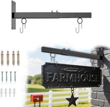 20"-28" Scalable Hanging Sign Bracket, Sign Brackets Hanging Sign Outside