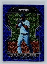 2022 Panini Prizm #186 Teoscar Hernandez Blue Velocity Prizm