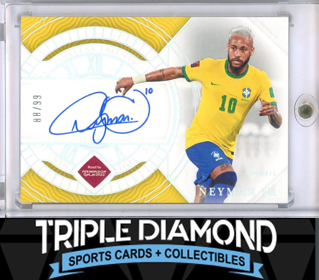 2022 National Treasures World Cup Neymar Jr Timeless Talents Auto #88/99 N853