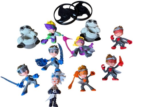 Ninja Kidz Lot Of Figures 12 Pieces Mummy Disc Girl Boy  - Picture 1 of 9