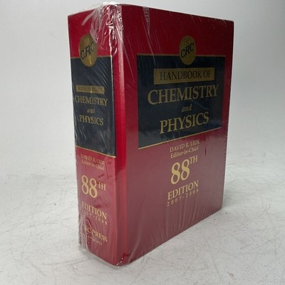 Handbook of Chemistry and Physics by David R. Lide (2007, Hardcover)