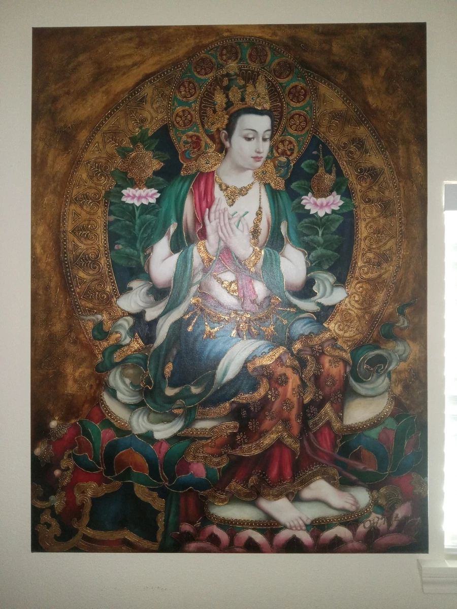 油画佛像单件艺术绘画| eBay
