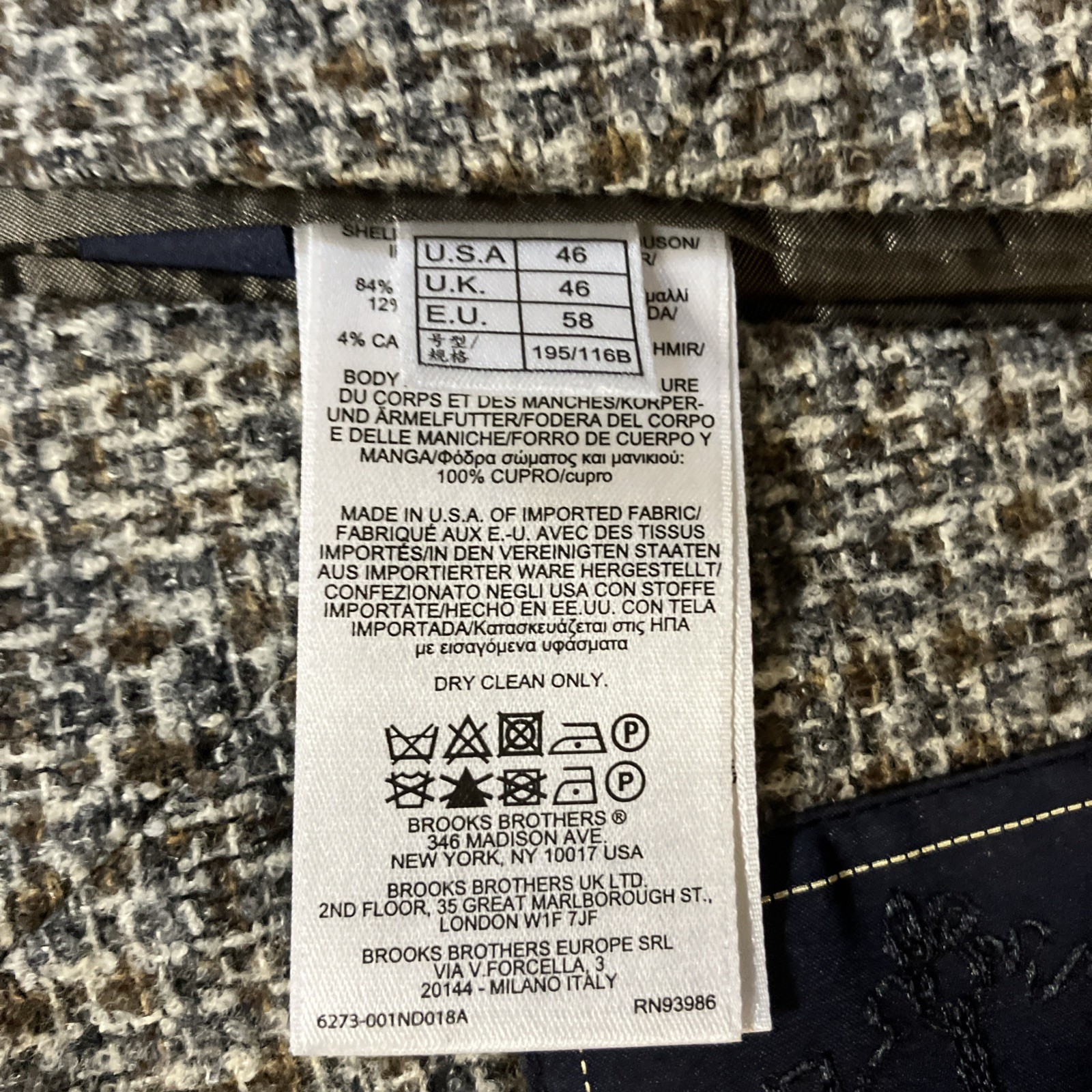 Brooks Brothers Current Unstructured Fratelli Woo… - image 10