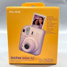 New Fujifilm Instax Mini 12 Lilac Purple Instant Camera
