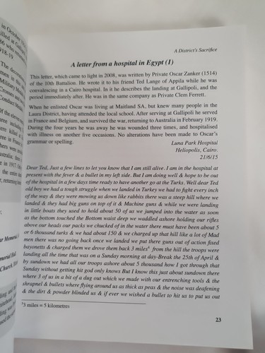 A Districts Sacrifice Paperback Laura Stone Hut WWI WII 2011 Paul Slattery - Foto 5 di 9