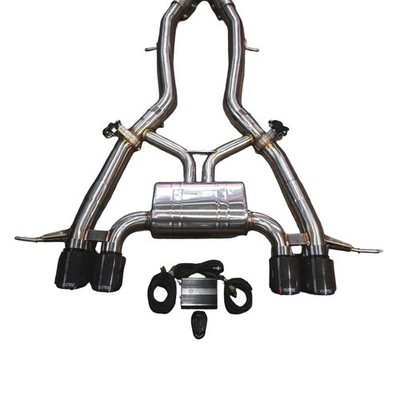 For BMW M2 23-26 304 SS Valved Axle-Back Exhaust System w Quad Rear Exit