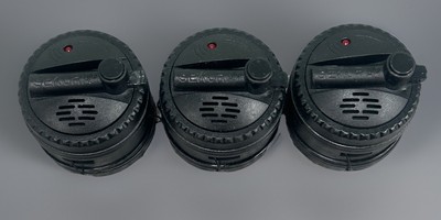 3 Sekura Self Retracting Boxgrip 3 Alarms 40'' Lanyards Superlock Black