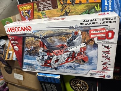 Meccano Maker System 16211 Aerial Rescue Building Set Helicopter [Retired]