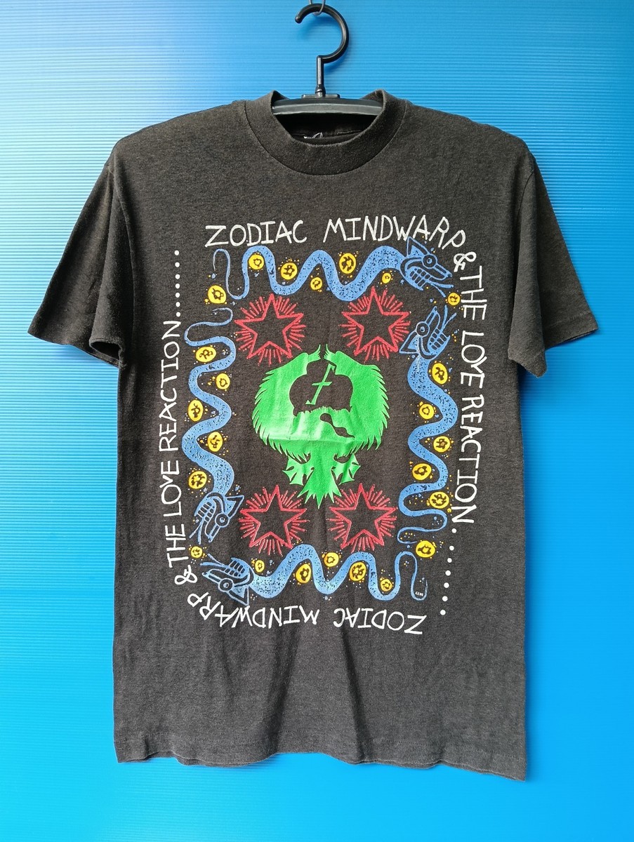 Zodiac Mindwarp & the LoveReaction Tシャツ Zodiac Mindwarp 1988 Tour Vintage T Shirt Album Studio Rock