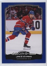 2022-23 O-Pee-Chee Blue Border Jake Evans #307 17p7