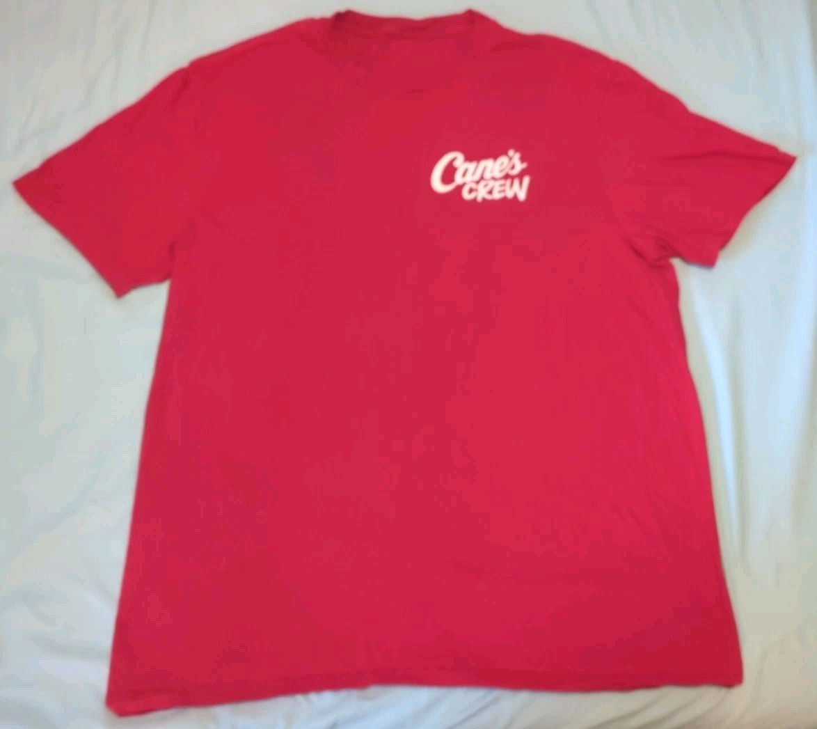 Raising Cane's Chicken Fingers One Love Crew Shirt Size L/XL No