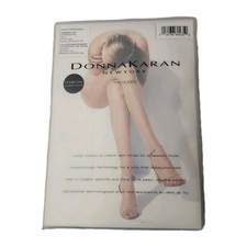 Vtg 1995 DONNA KARAN The Nudes Control-Top Pantyhose Charcoal TALL Style A19 NEW