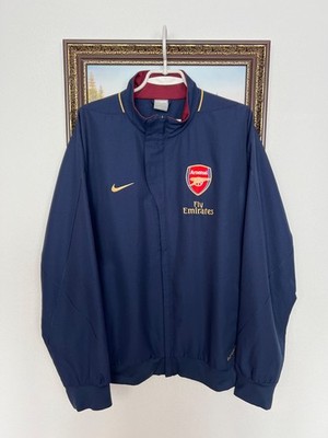 Arsenal Nike サッカーウェア L ネイビー Vintage Nike Arsenal Football Suit Soccer Blue Jacket Pants Set