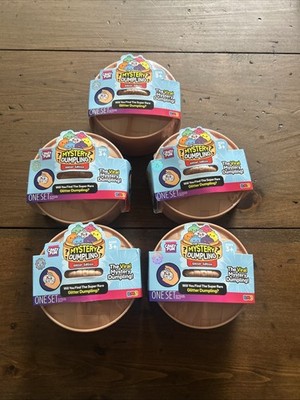 VIRAL! RMS Crazy Fun GLITTER EDITION Mystery Dumpling Squishy NEW LOT OF 5!