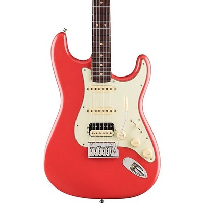 Fender American Ultra Luxe Vntg 60s Stratocaster HSS Rosewd FB  Guitar Fiesta Rd